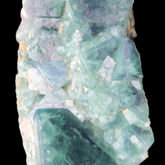 Green Fluorite cubic crystal cluster 130*100*50mm 1365g in sunlight - Rocks and Things Store