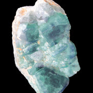 Green Fluorite cubic crystal cluster 130*100*50mm 1365g in sunlight - Rocks and Things Store