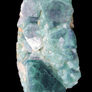 Green Fluorite cubic crystal cluster 130*100*50mm 1365g in sunlight - Rocks and Things Store