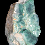 Green Fluorite cubic crystal cluster 130*100*50mm 1365g in sunlight - Rocks and Things Store
