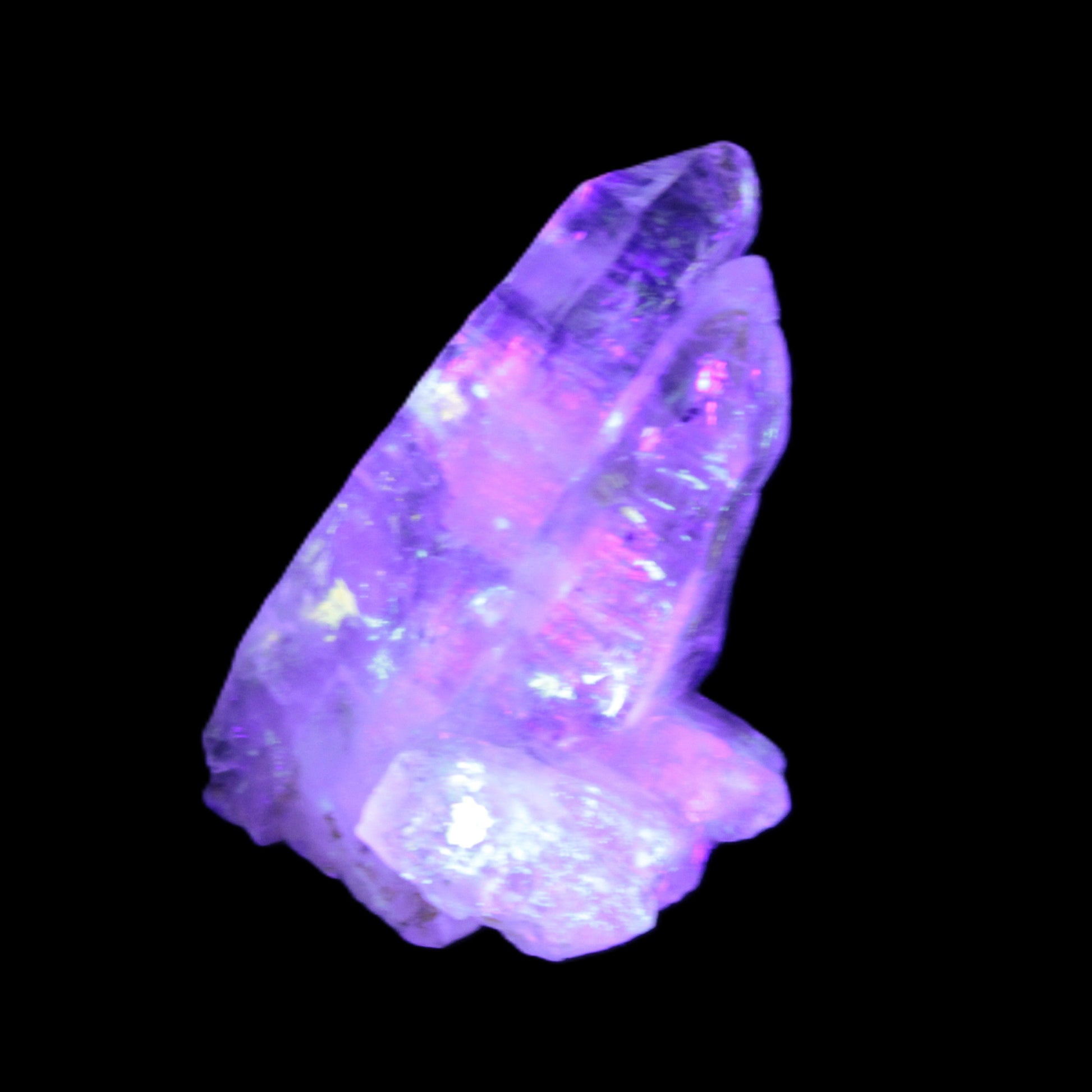 Fenster Diamond Quartz 47mm 25g in UV light - Rocks and Things Store