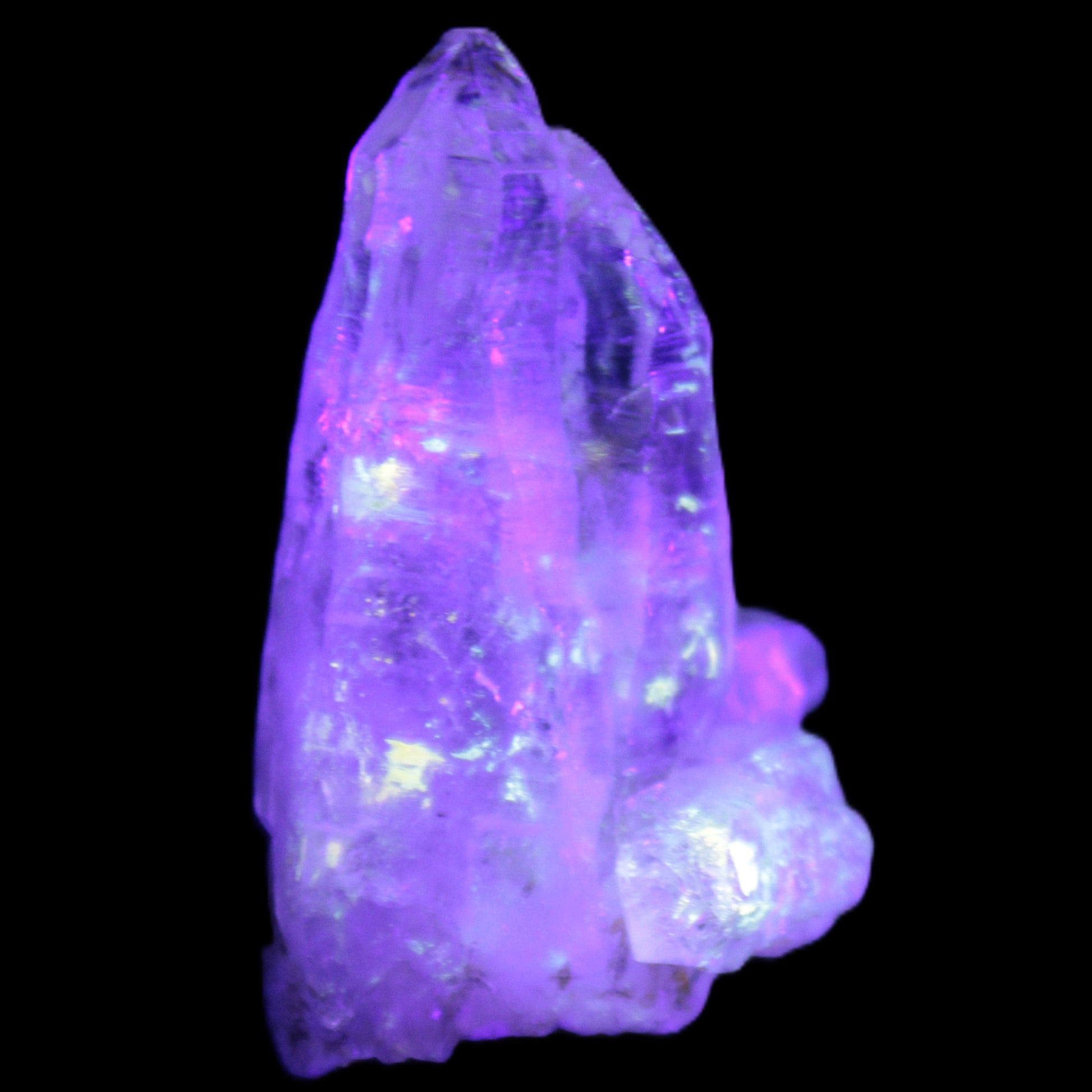 Fenster Diamond Quartz 47mm 25g in UV light - Rocks and Things Store