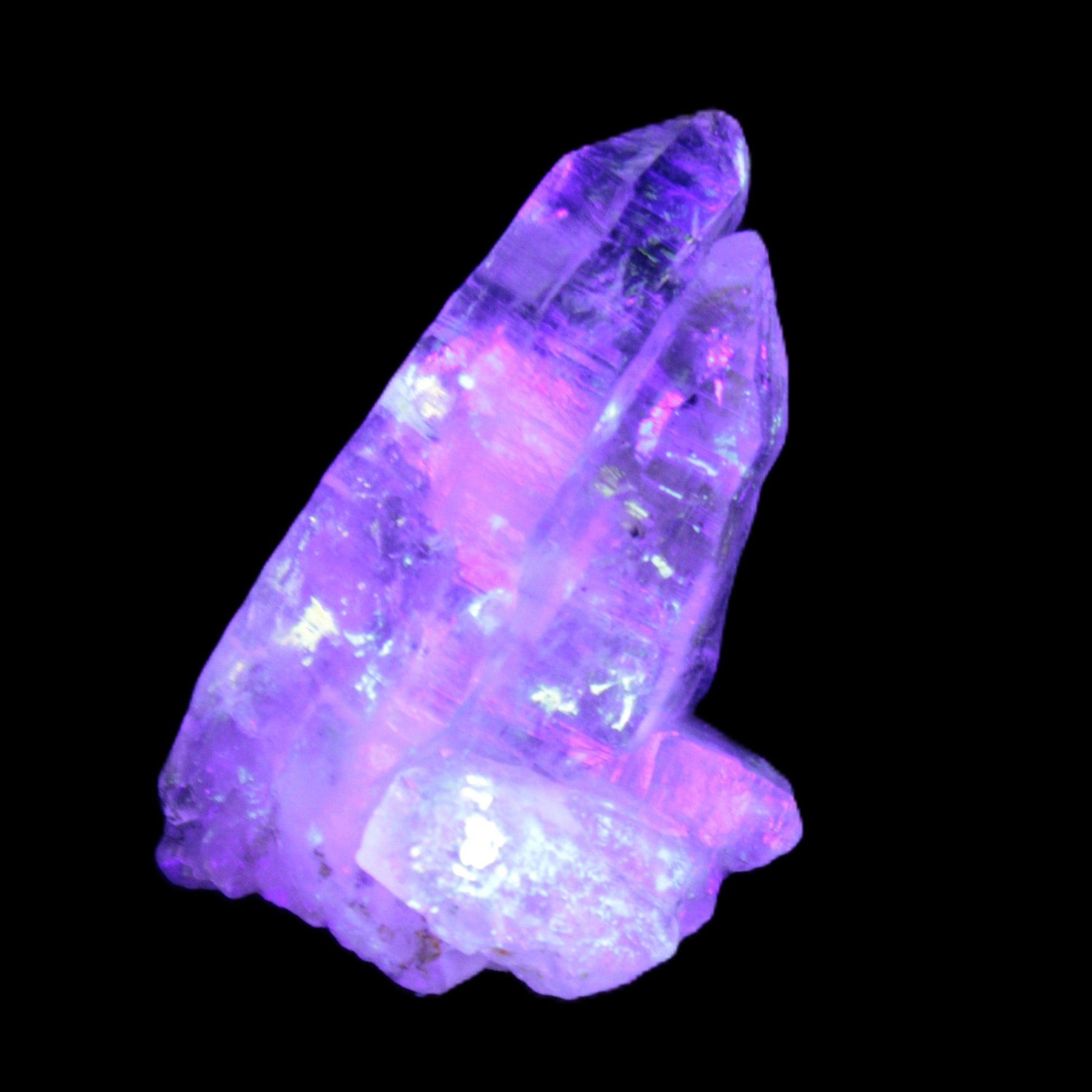 Fenster Diamond Quartz 47mm 25g in UV light - Rocks and Things Store