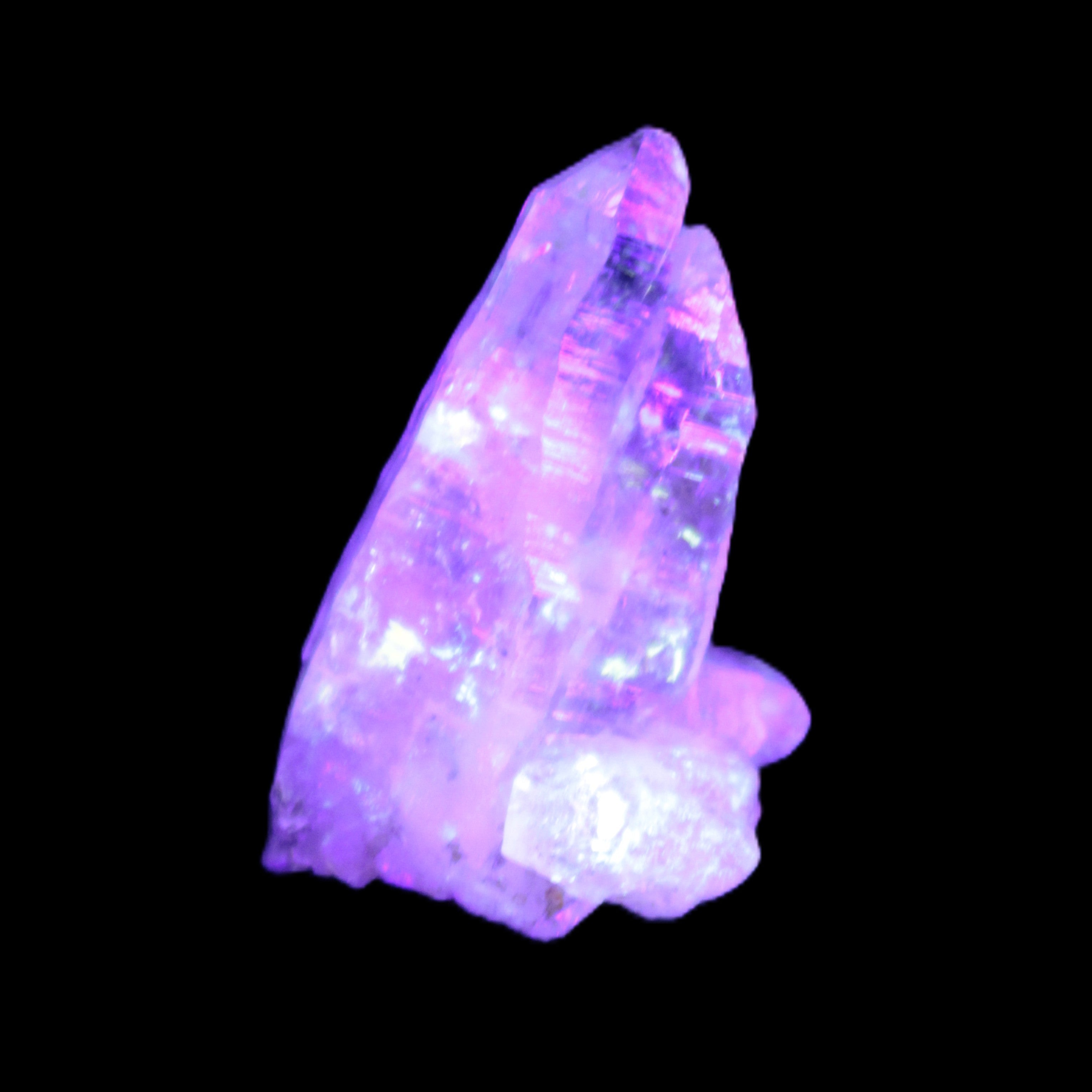 Fenster Diamond Quartz 47mm 25g in UV light - Rocks and Things Store