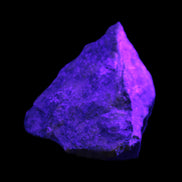 Atlantisite Stichtite specimen 35-45mm 12-24g in UV light - Rocks and Things Store