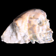 Sphalerite hand-carved skull 69*106*64mm 441g in sunlight - Rocks and Things Store