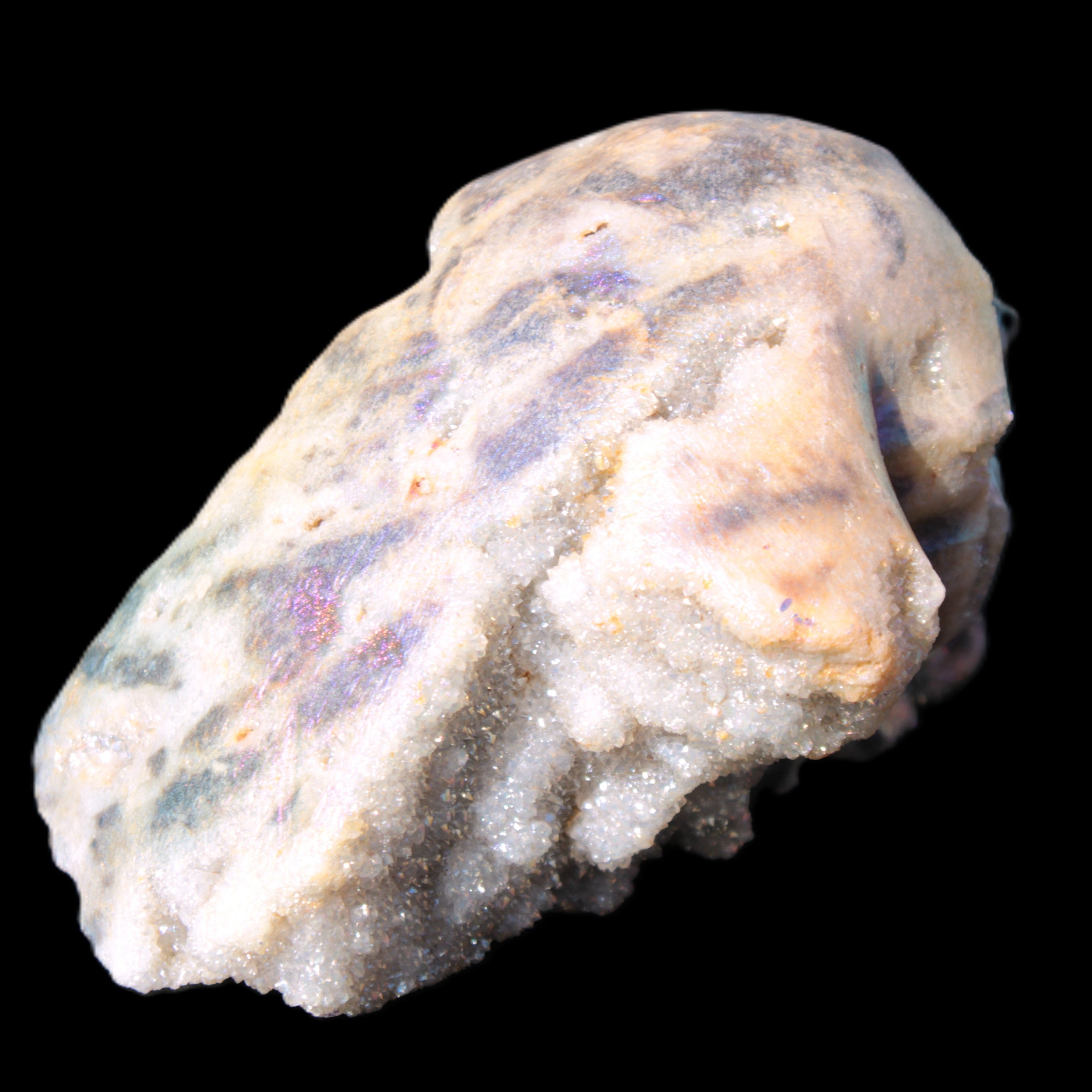 Sphalerite hand-carved skull 69*106*64mm 441g in sunlight - Rocks and Things Store