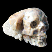 Sphalerite hand-carved skull 69*106*64mm 441g in sunlight - Rocks and Things Store