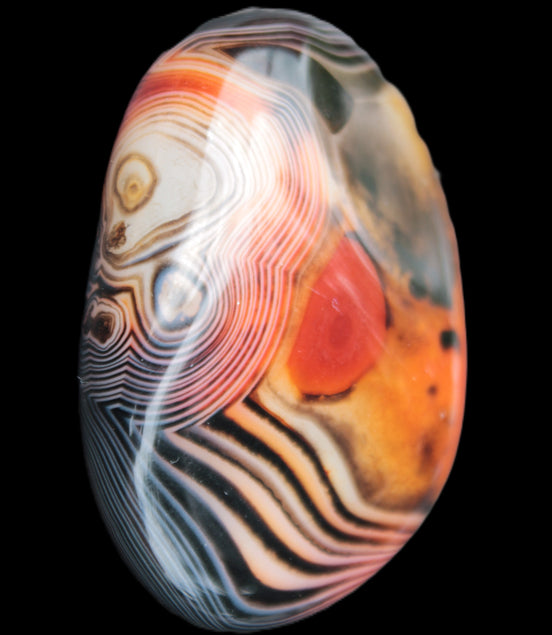 Crazy Lace Agate 56*40mm 64.6g in sunlight - Rocks and Things Store
