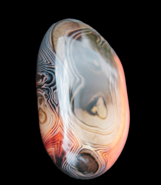 Crazy Lace Agate 56*40mm 64.6g in sunlight - Rocks and Things Store