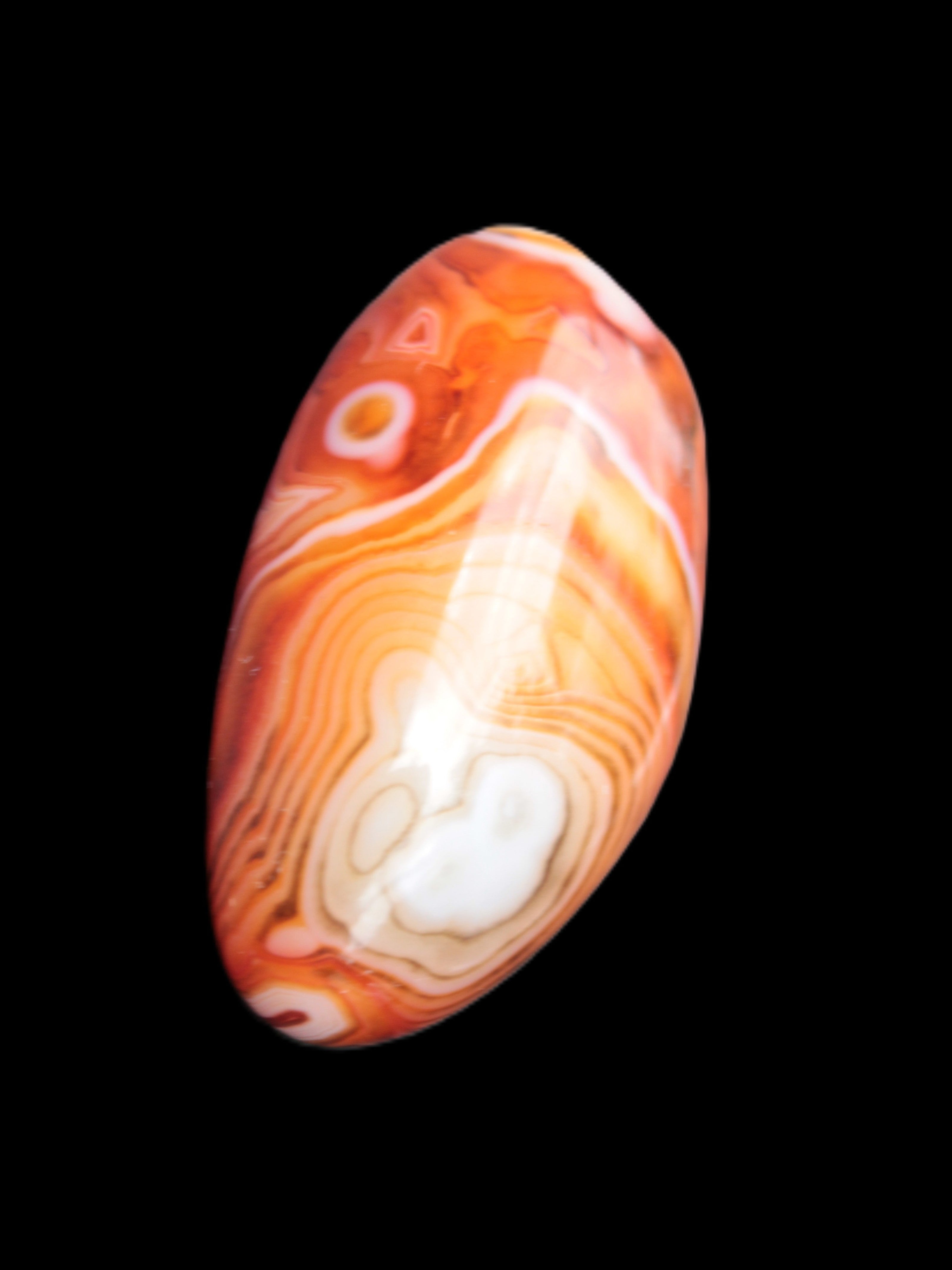 Crazy Lace Agate 51*29mm 46.2g in bright sunlight - Rocks and Things Store