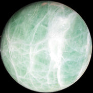 Green Fluorite sphere 108mm 2056g in sunlight - Rocks and Things Store