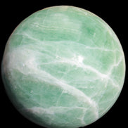 Green Fluorite sphere 108mm 2056g in sunlight - Rocks and Things Store