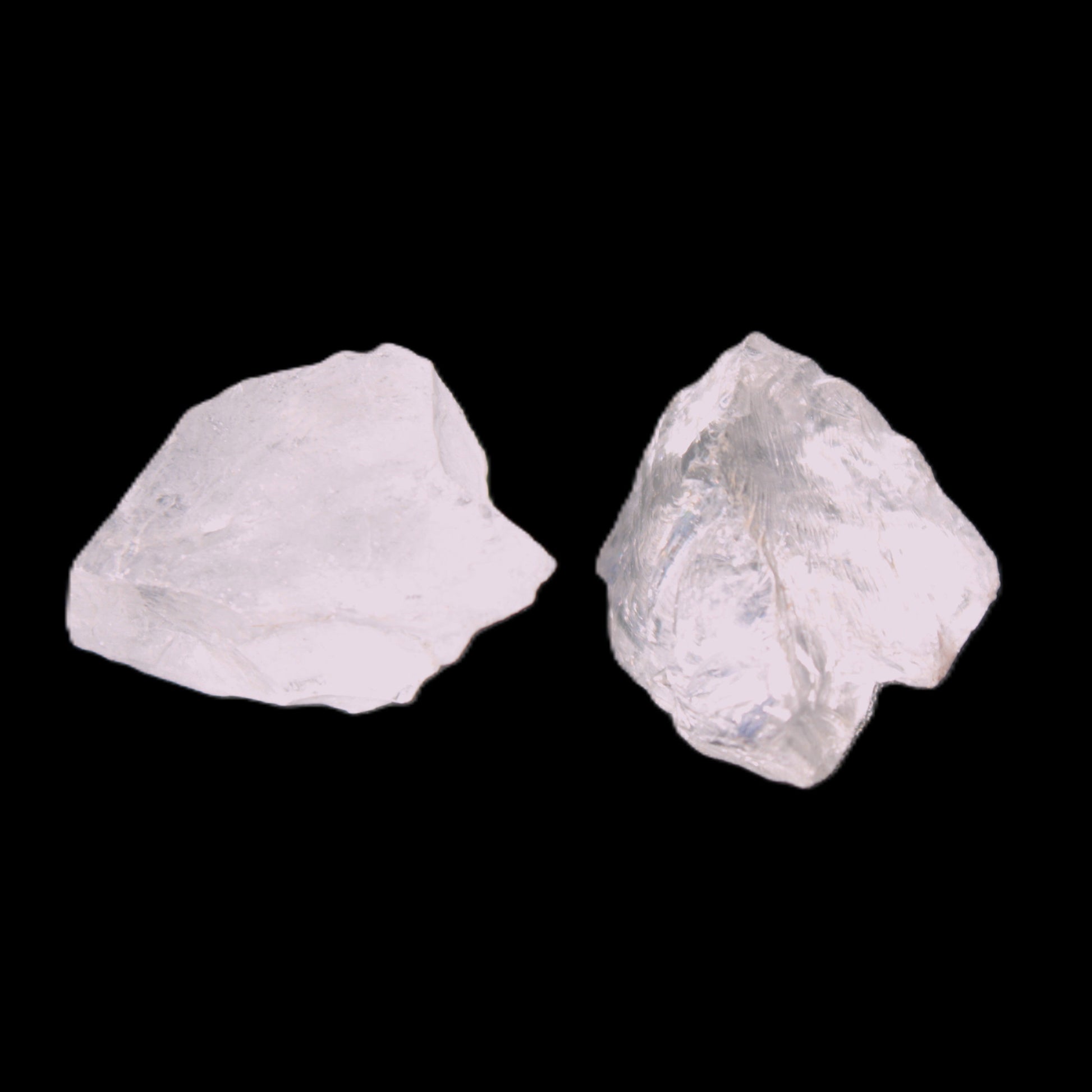 Satyaloka Azeztulite Quartz 2 crystals 23-35mm 16-18g Rocks and Things Store