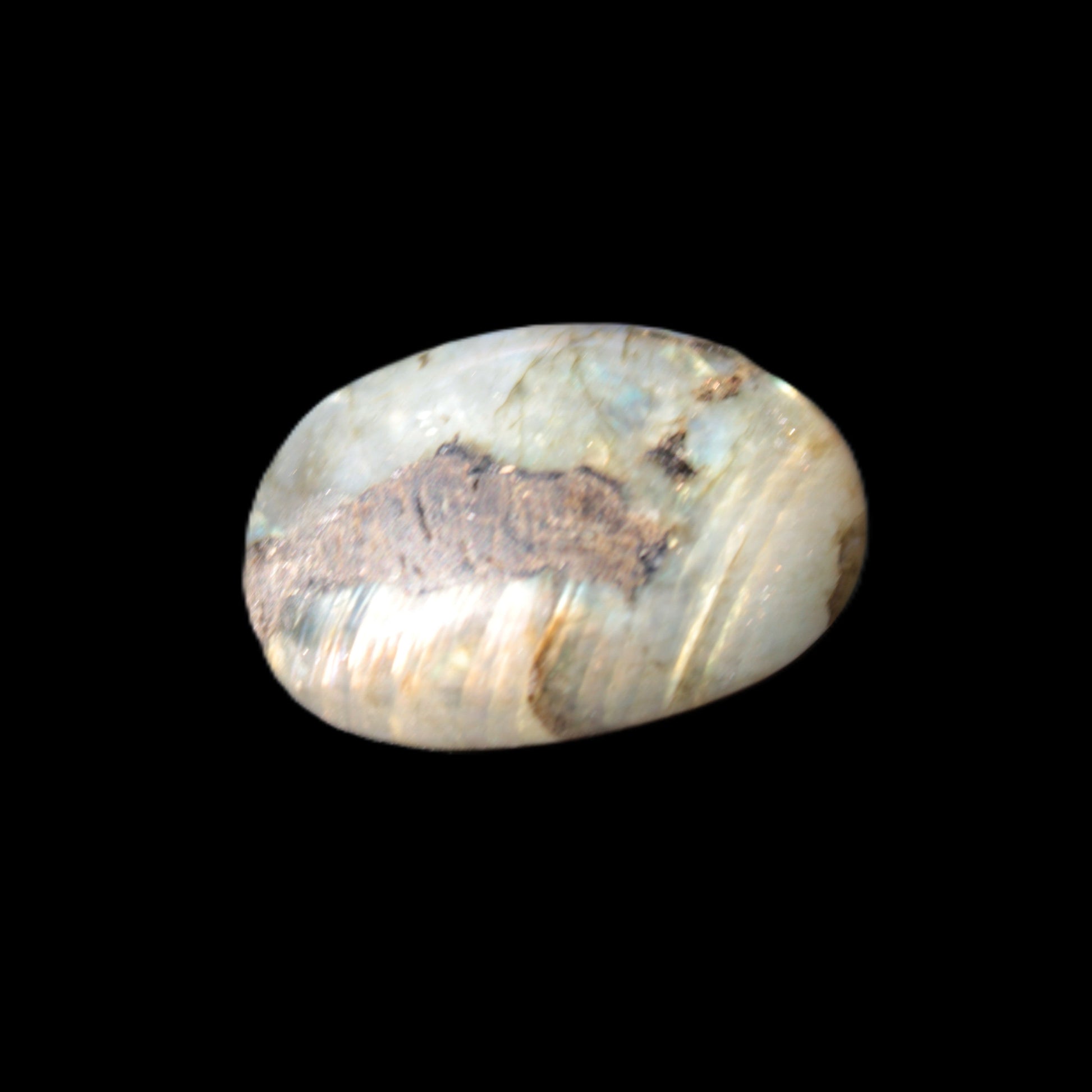 Labradorite palm stone 30mm 35g Rocks and Things Store