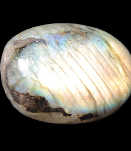 Labradorite palm stone 30mm 35g Rocks and Things Store