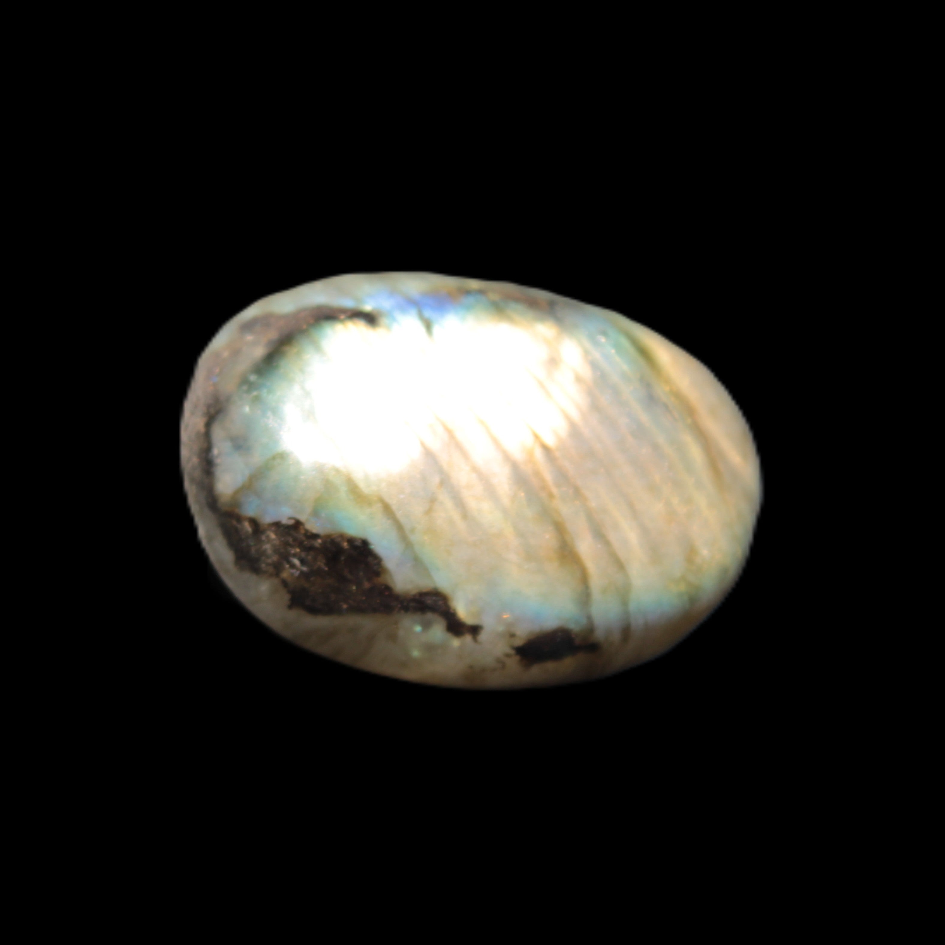 Labradorite palm stone 30mm 35g Rocks and Things Store