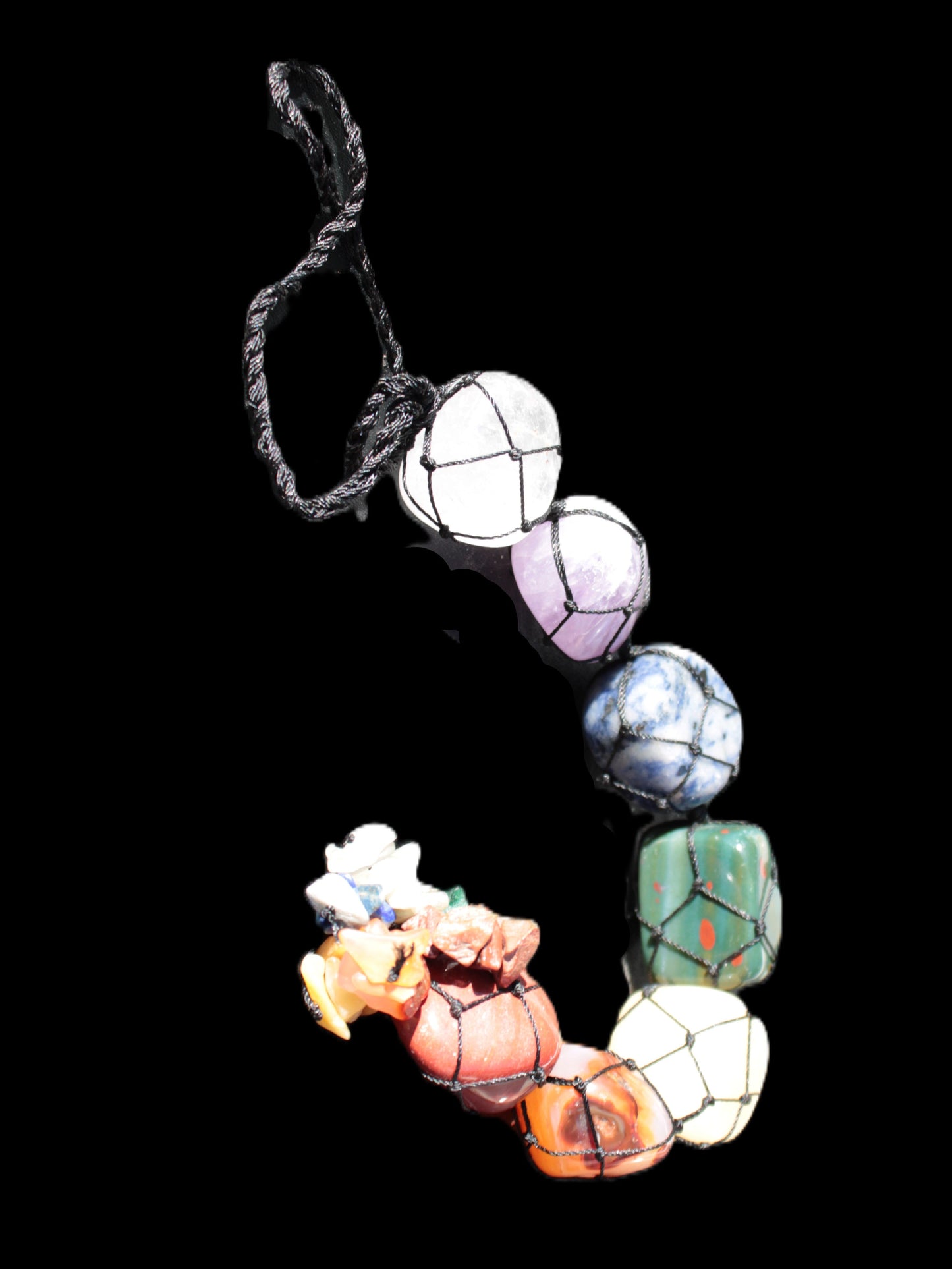 Seven Chakra Hanging ornament 298mm Rocks and Things Store