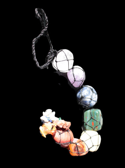 Seven Chakra Hanging ornament 298mm Rocks and Things Store