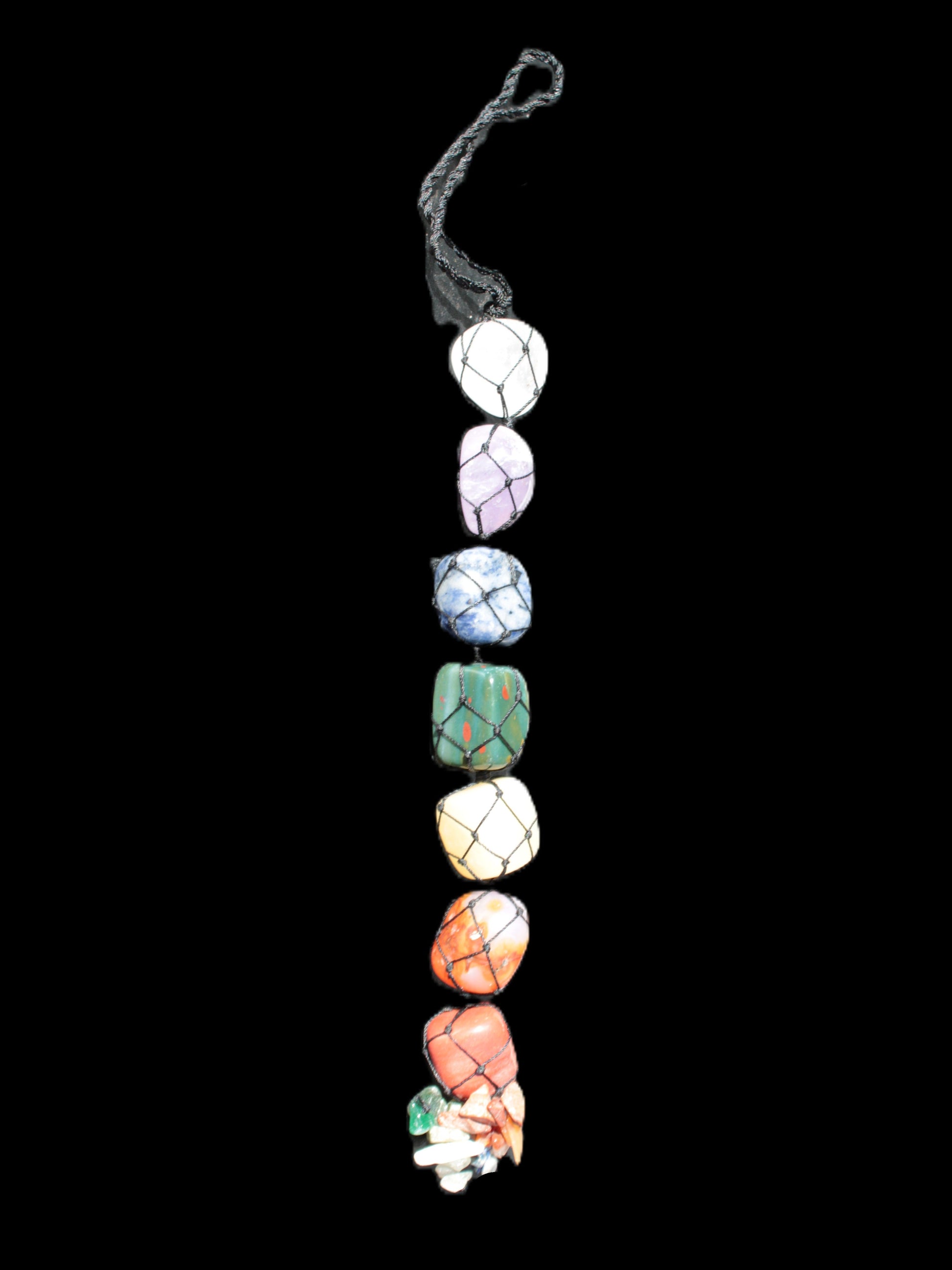Seven Chakra Hanging ornament 298mm Rocks and Things Store