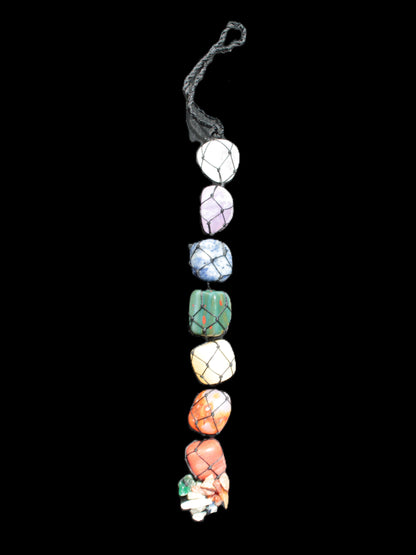 Seven Chakra Hanging ornament 298mm Rocks and Things Store
