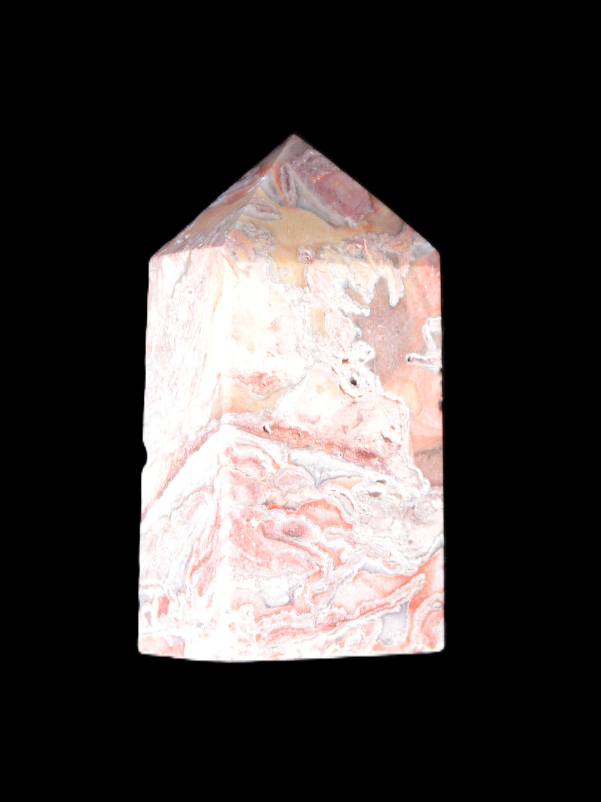 Crazy Lace Agate from Mexico wand 62mm 77g Rocks and Things Store