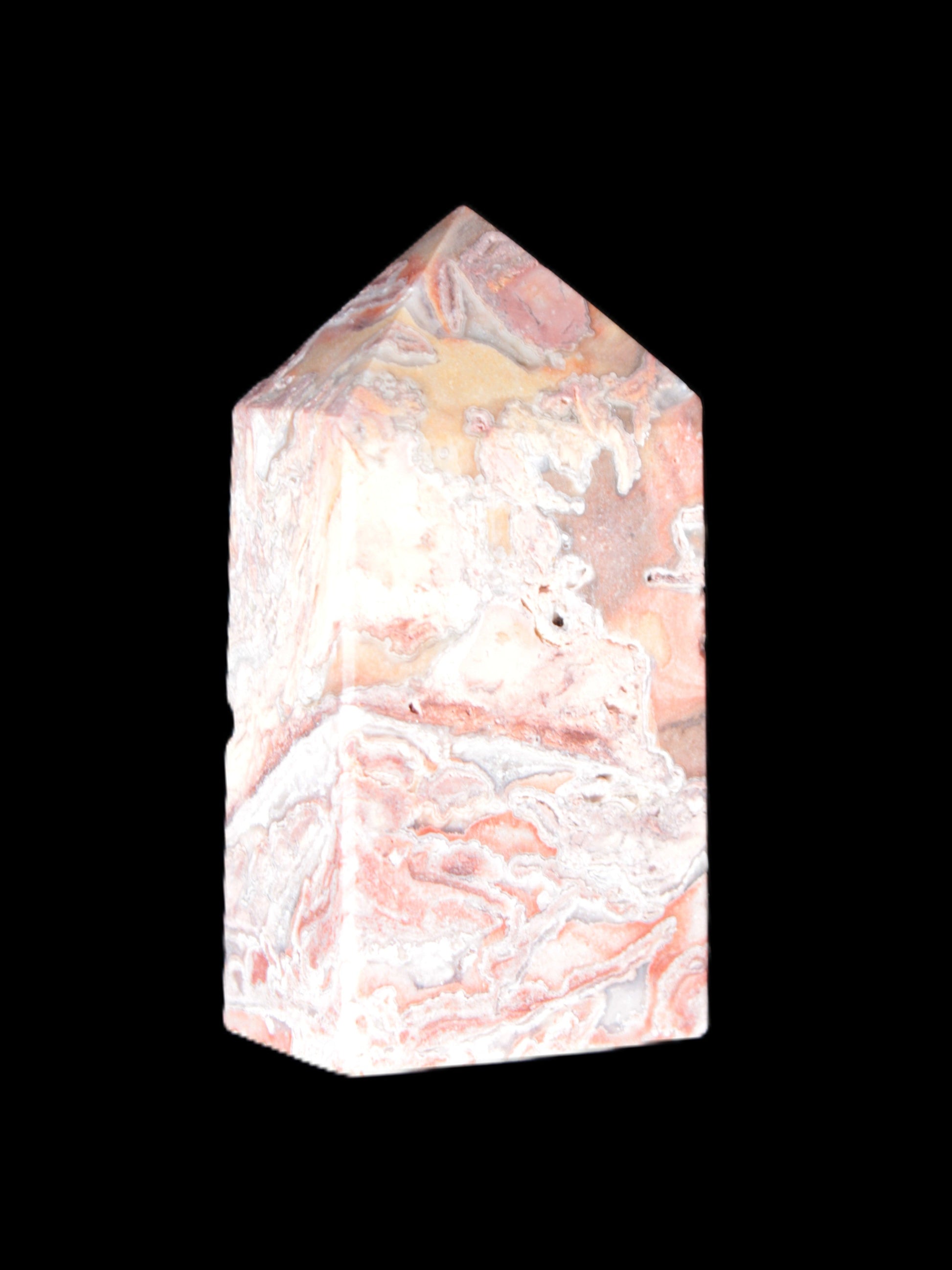 Crazy Lace Agate from Mexico wand 62mm 77g Rocks and Things Store