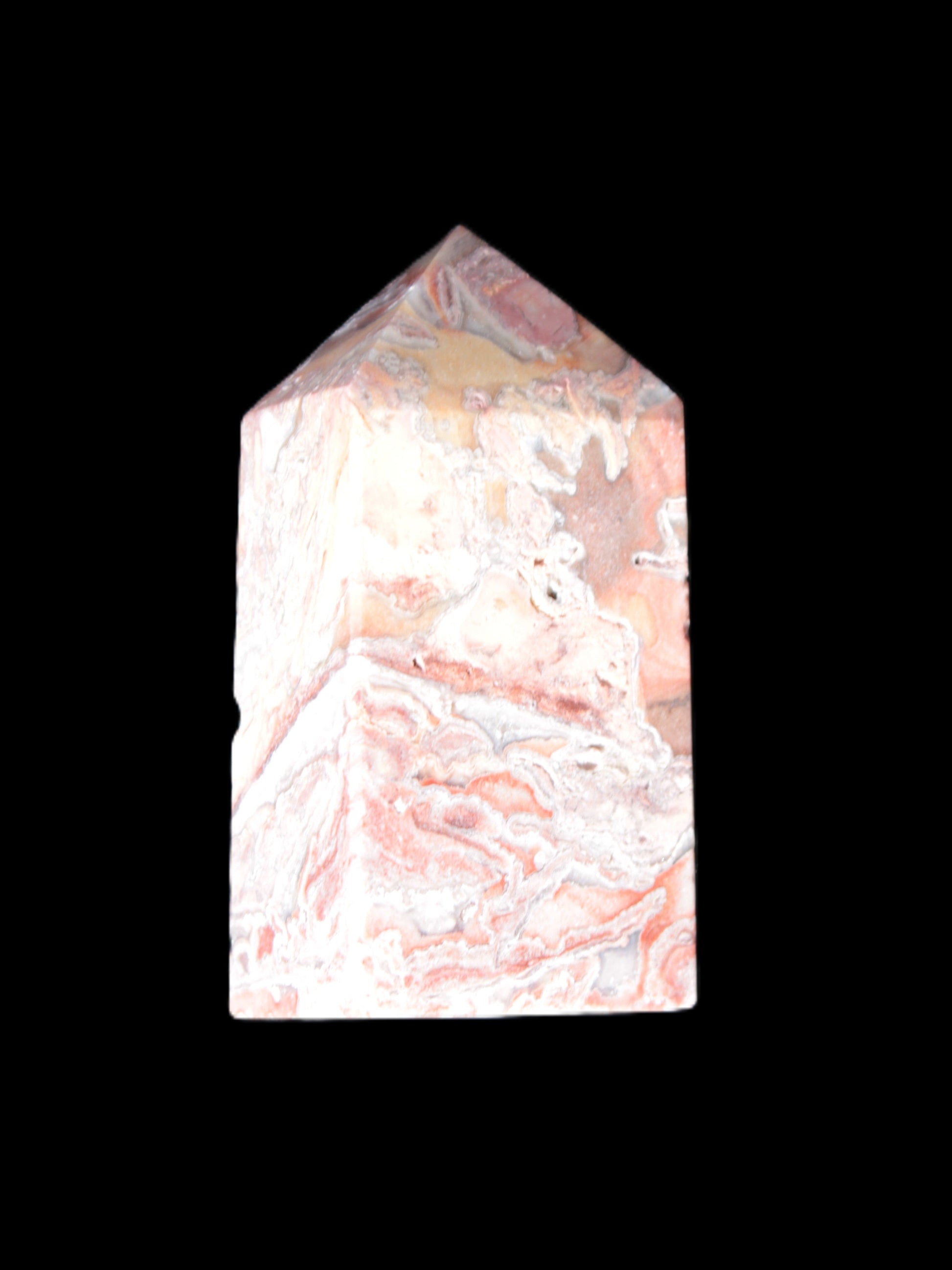 Crazy Lace Agate from Mexico wand 62mm 77g Rocks and Things Store