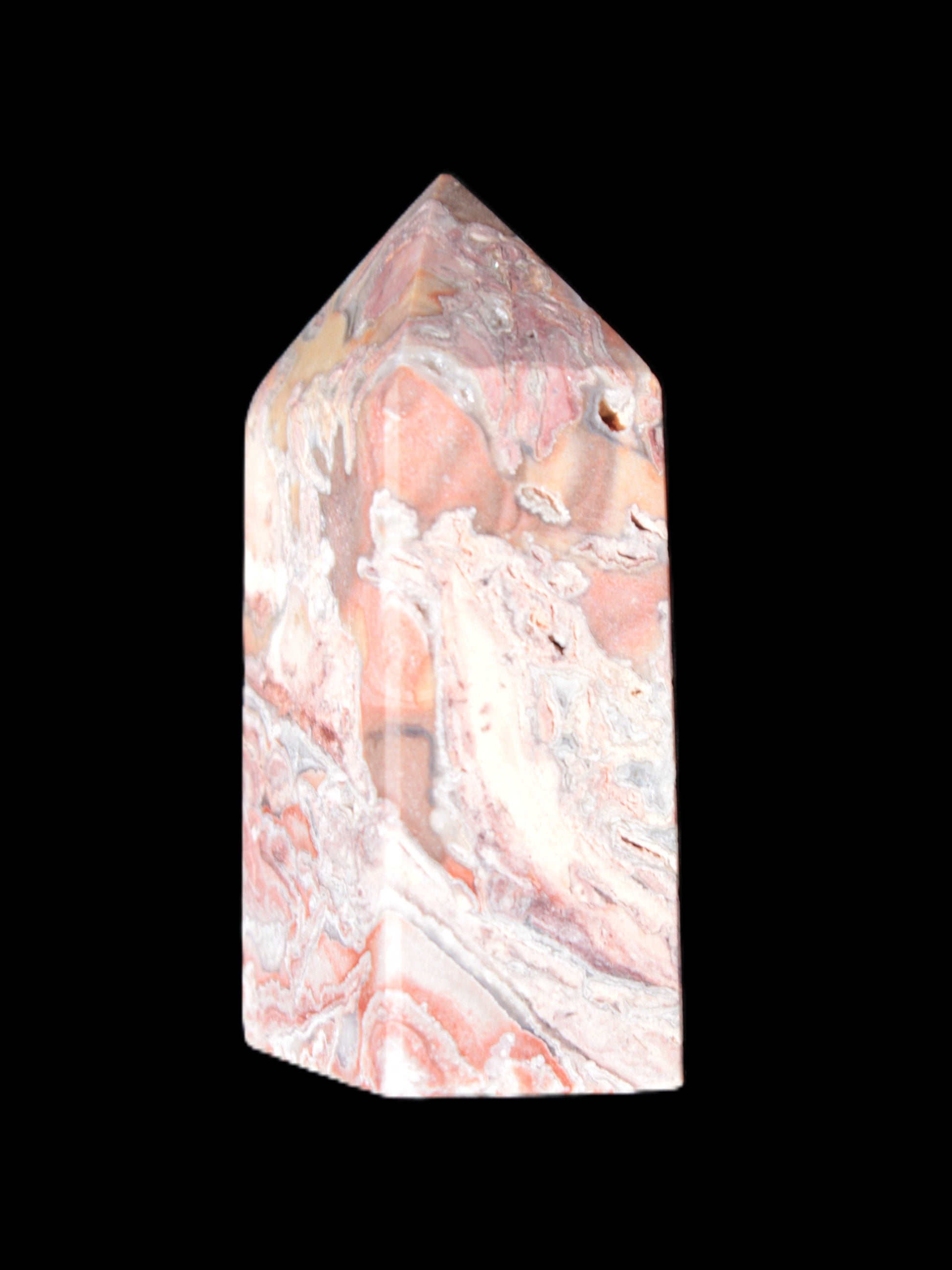 Crazy Lace Agate from Mexico wand 62mm 77g Rocks and Things Store