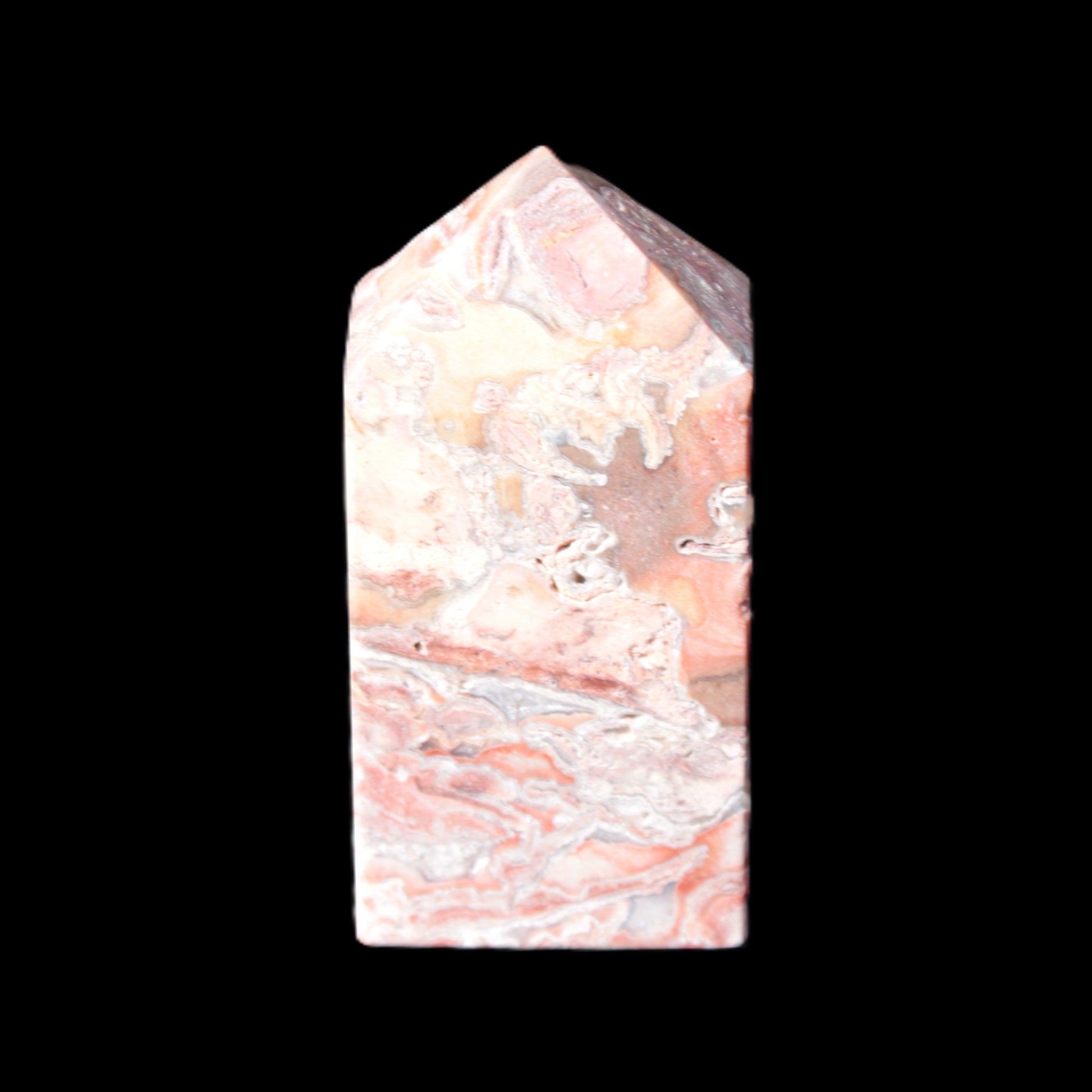 Crazy Lace Agate from Mexico wand 62mm 77g Rocks and Things Store