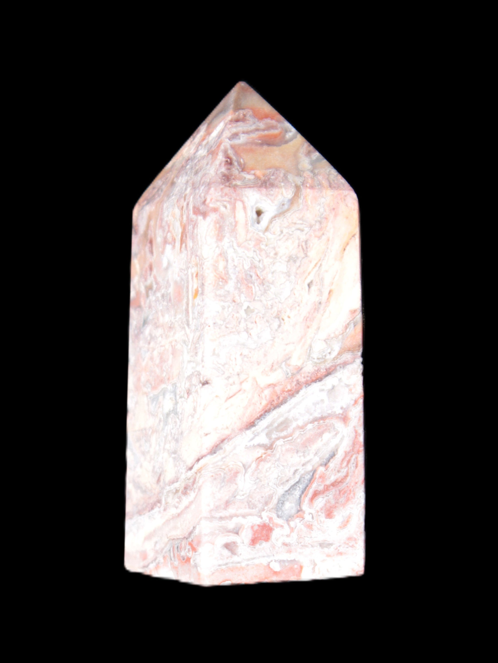 Crazy Lace Agate from Mexico wand 62mm 77g Rocks and Things Store