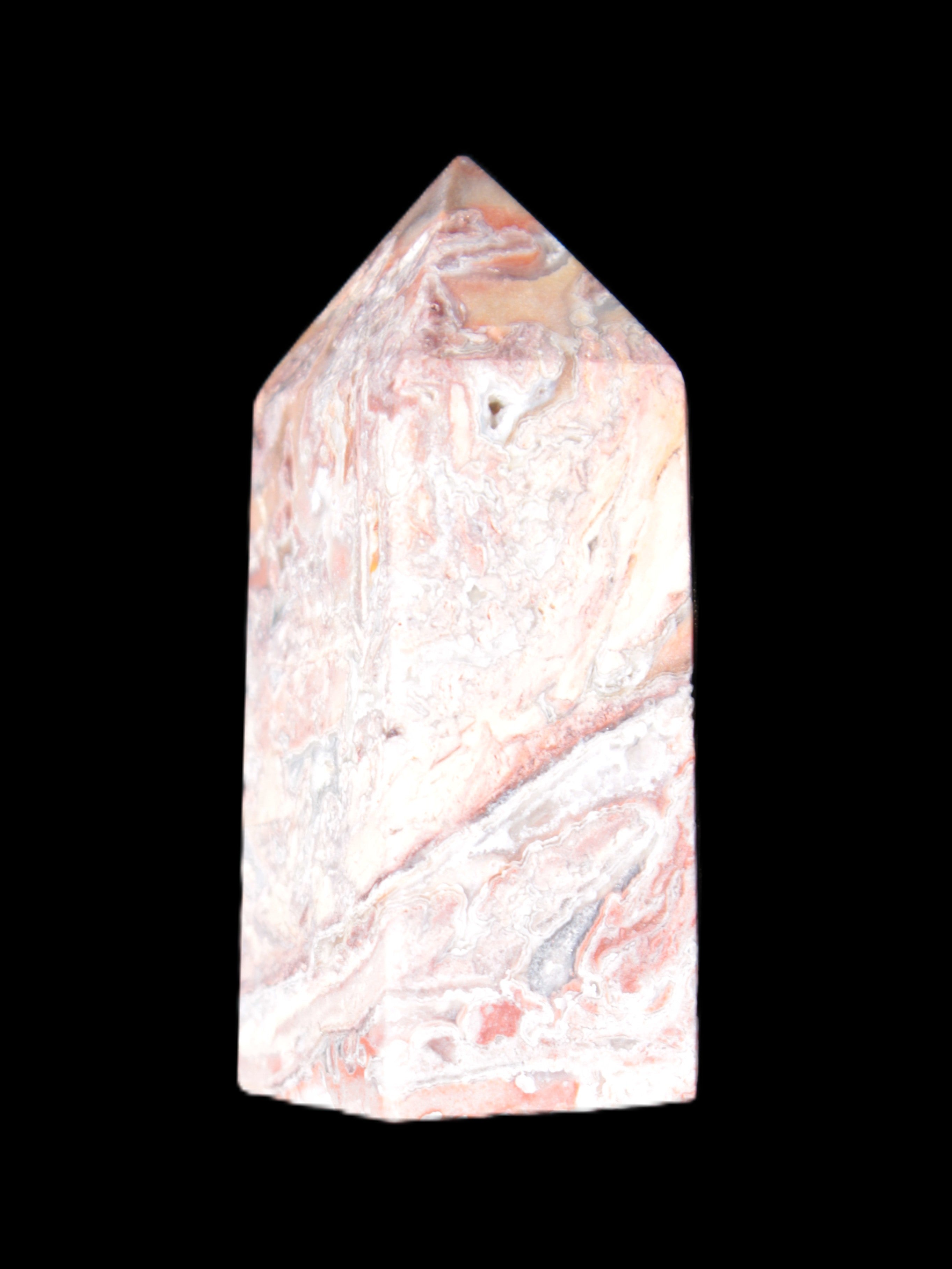 Crazy Lace Agate from Mexico wand 62mm 77g Rocks and Things Store