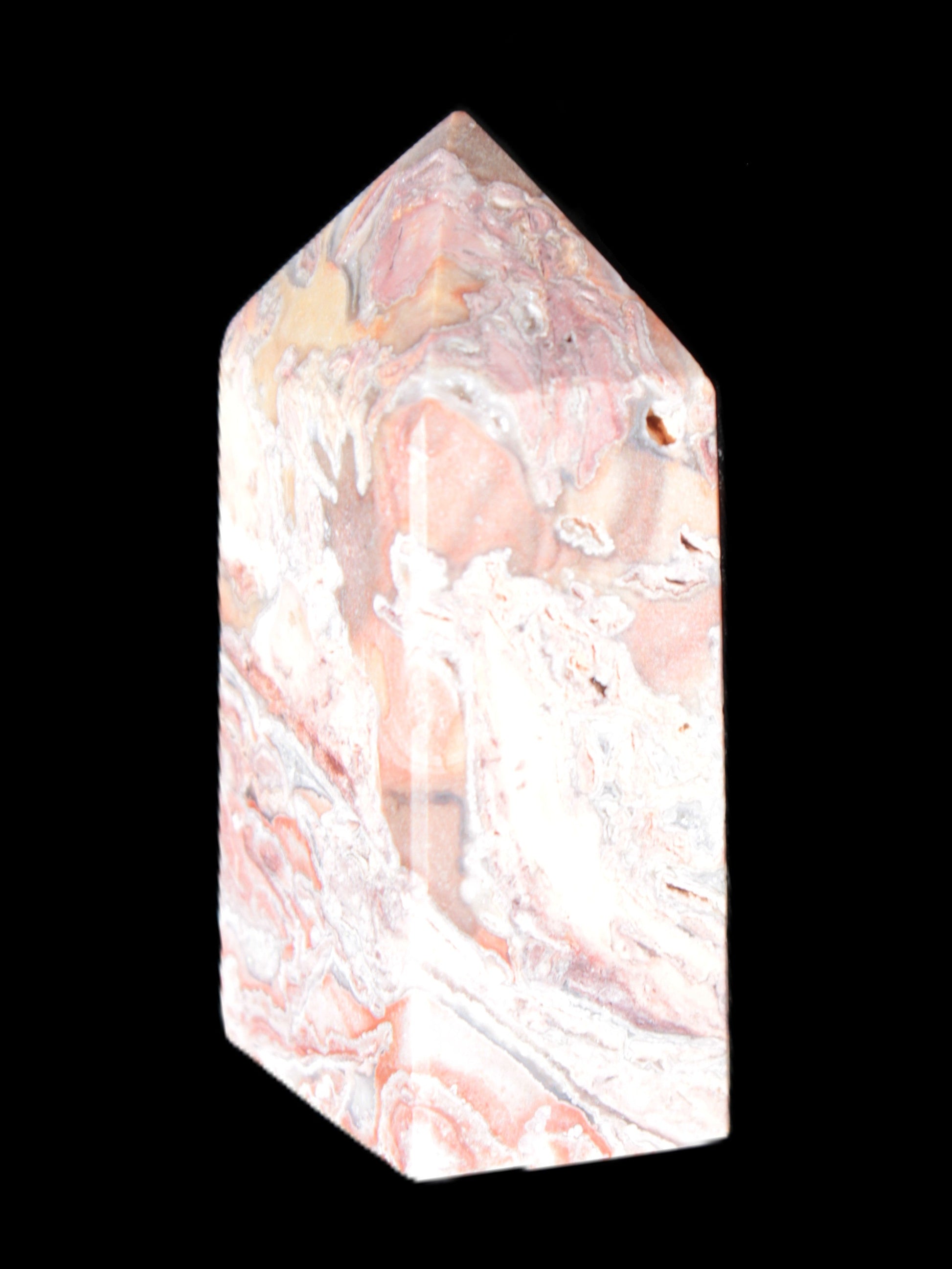 Crazy Lace Agate from Mexico wand 62mm 77g Rocks and Things Store