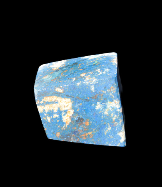Blue Azurite polished stone 33*25*29mm 60g in sunlight - Rocks and Things Store
