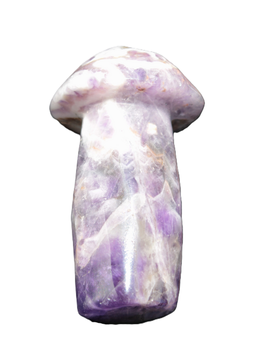 Chevron Amethyst mushroom 67mm 92g - Rocks and Things Store