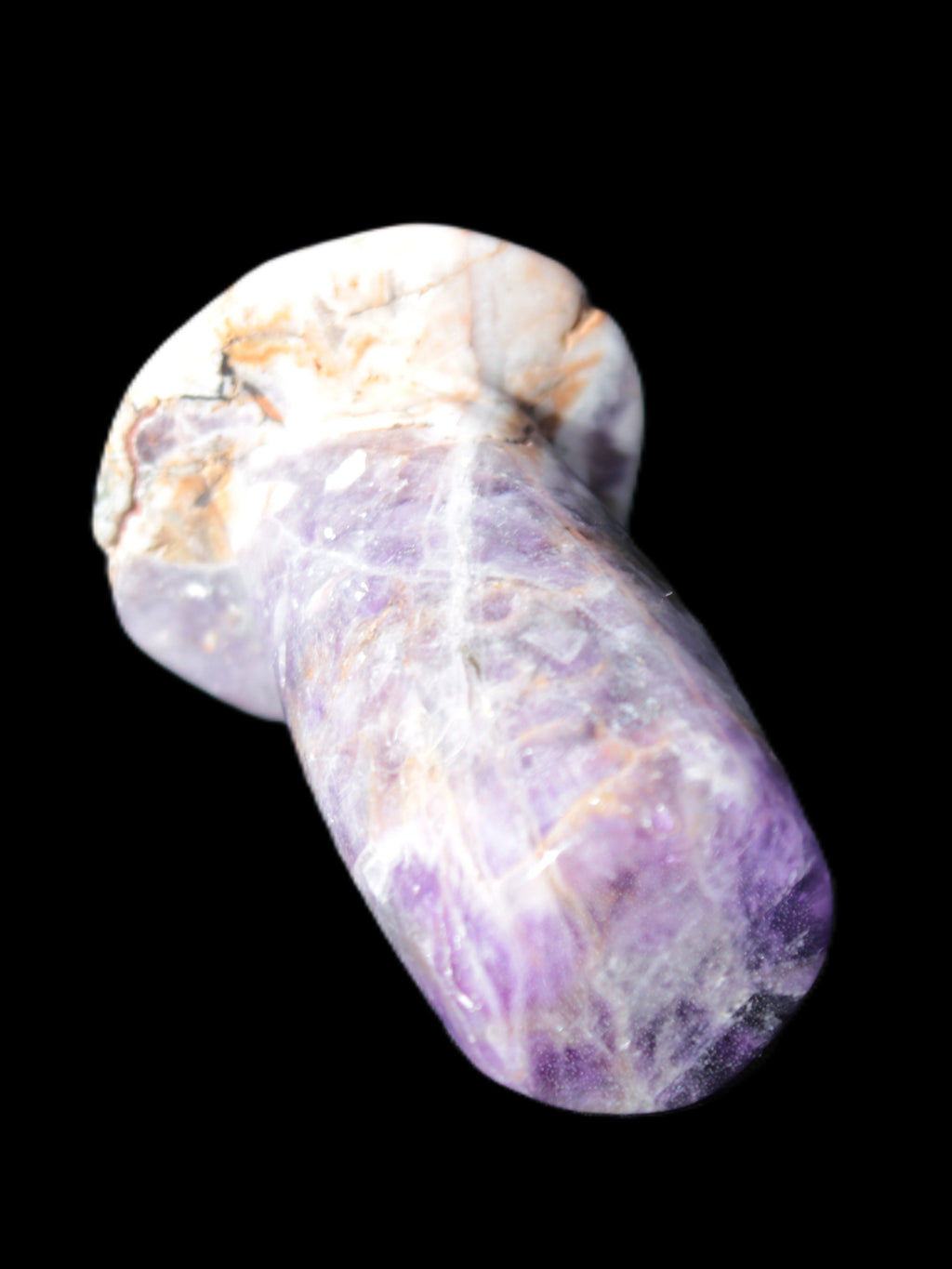 Chevron Amethyst mushroom 67mm 92g Rocks and Things Store