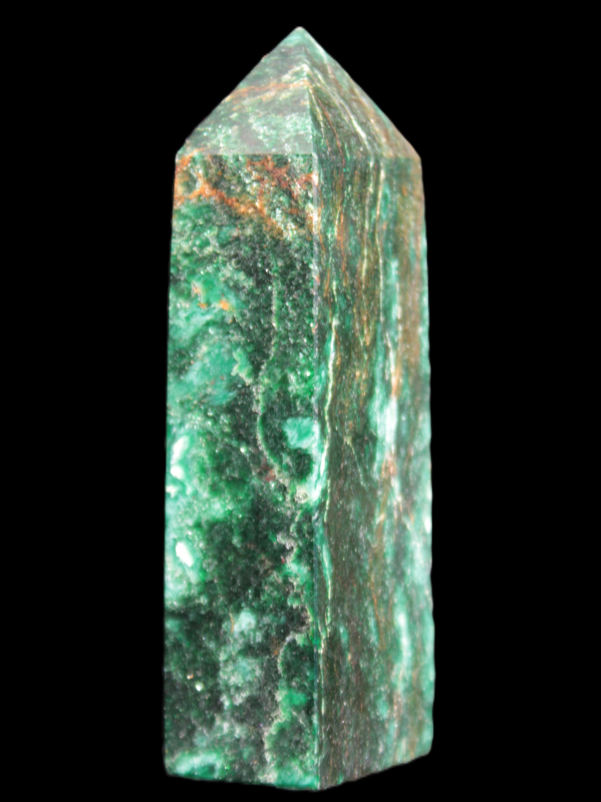 African Emerald Quartz wand 92*22*27mm 132g Rocks and Things Store