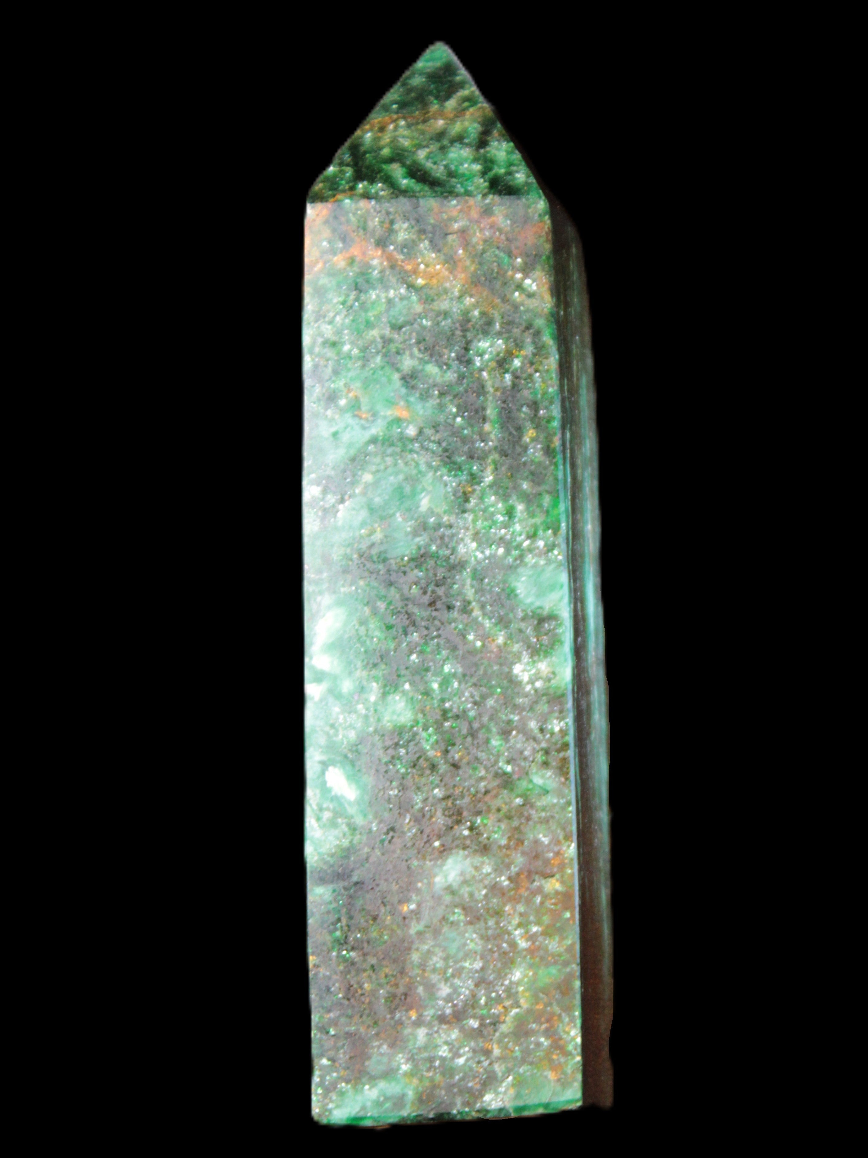 African Emerald Quartz wand 92*22*27mm 132g Rocks and Things Store