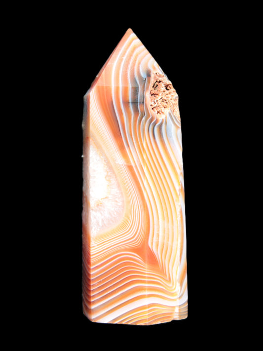 Agate geode wand 25*76mm 83g Rocks and Things Store