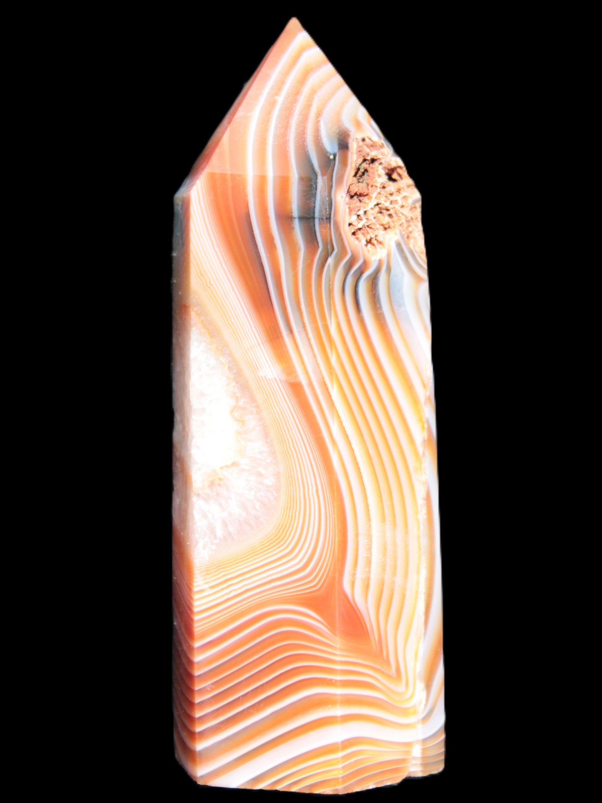 Agate geode wand 25*76mm 83g Rocks and Things Store