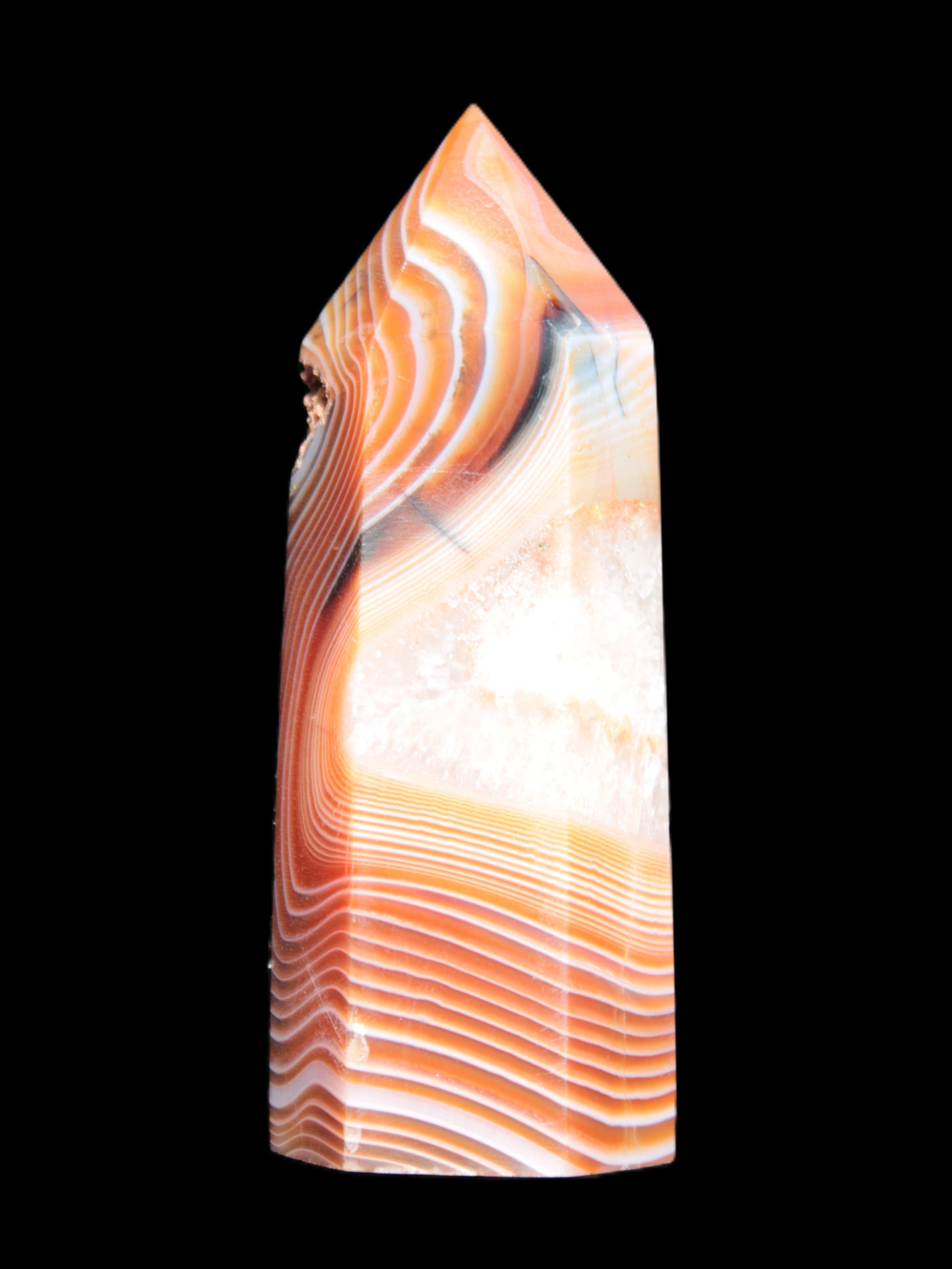 Agate geode wand 25*76mm 83g Rocks and Things Store
