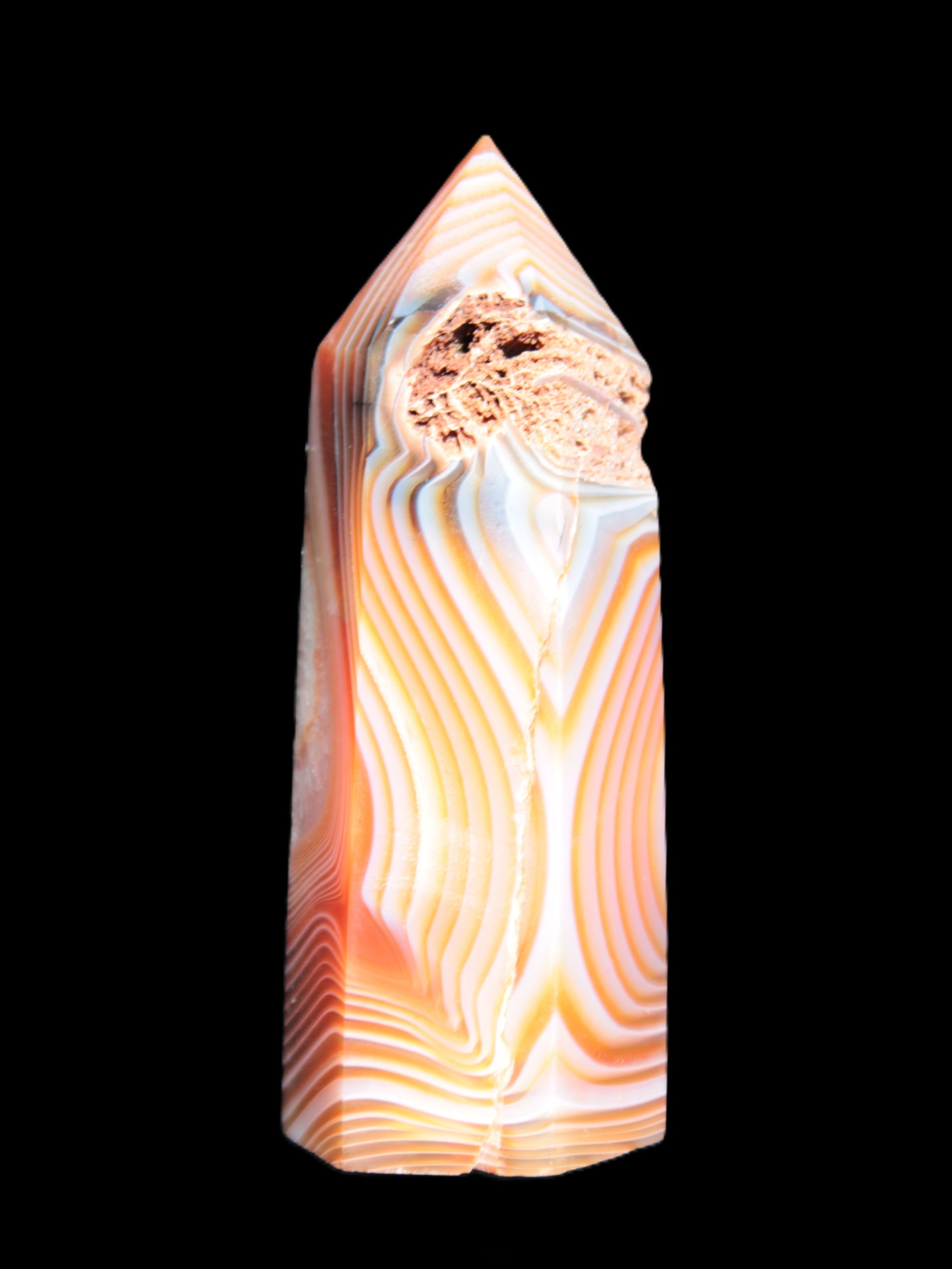Agate geode wand 25*76mm 83g Rocks and Things Store