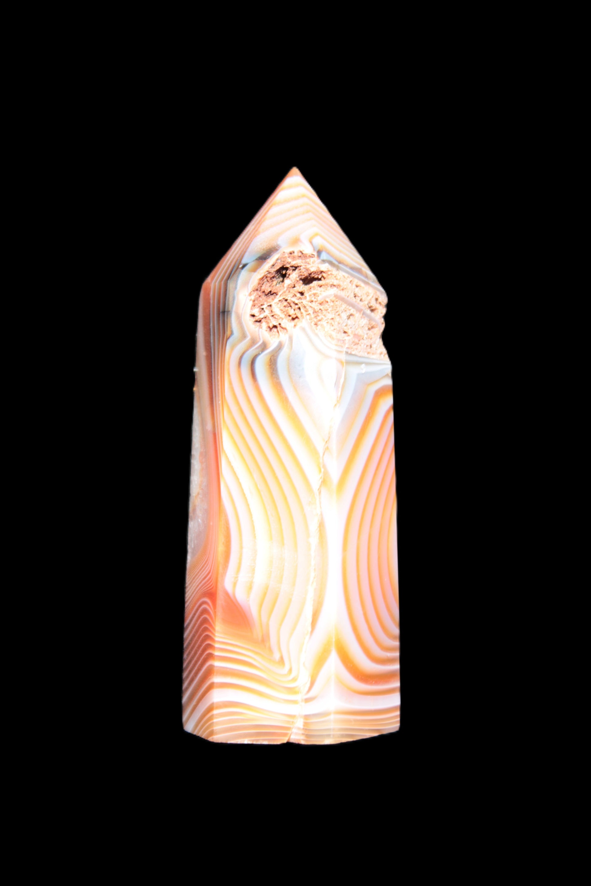 Agate geode wand 25*76mm 83g Rocks and Things Store