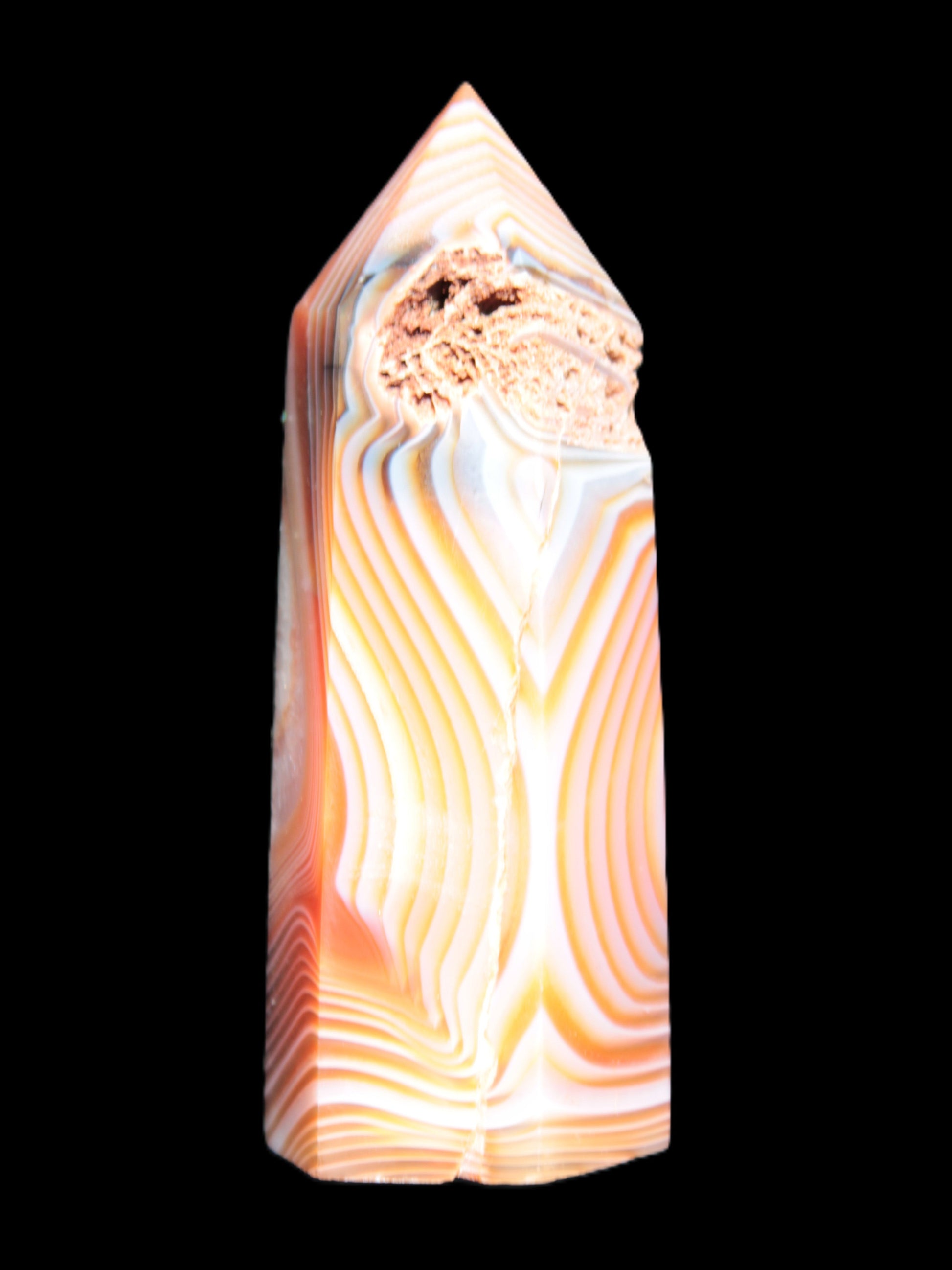 Agate geode wand 25*76mm 83g Rocks and Things Store