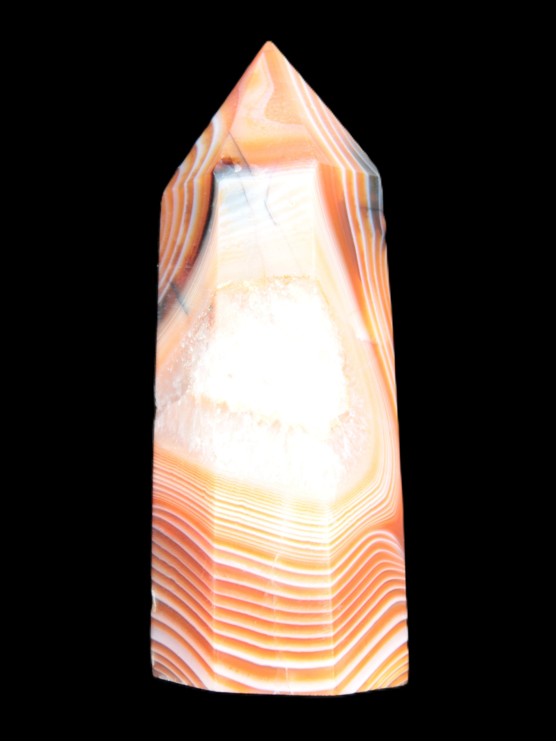 Agate geode wand 25*76mm 83g Rocks and Things Store