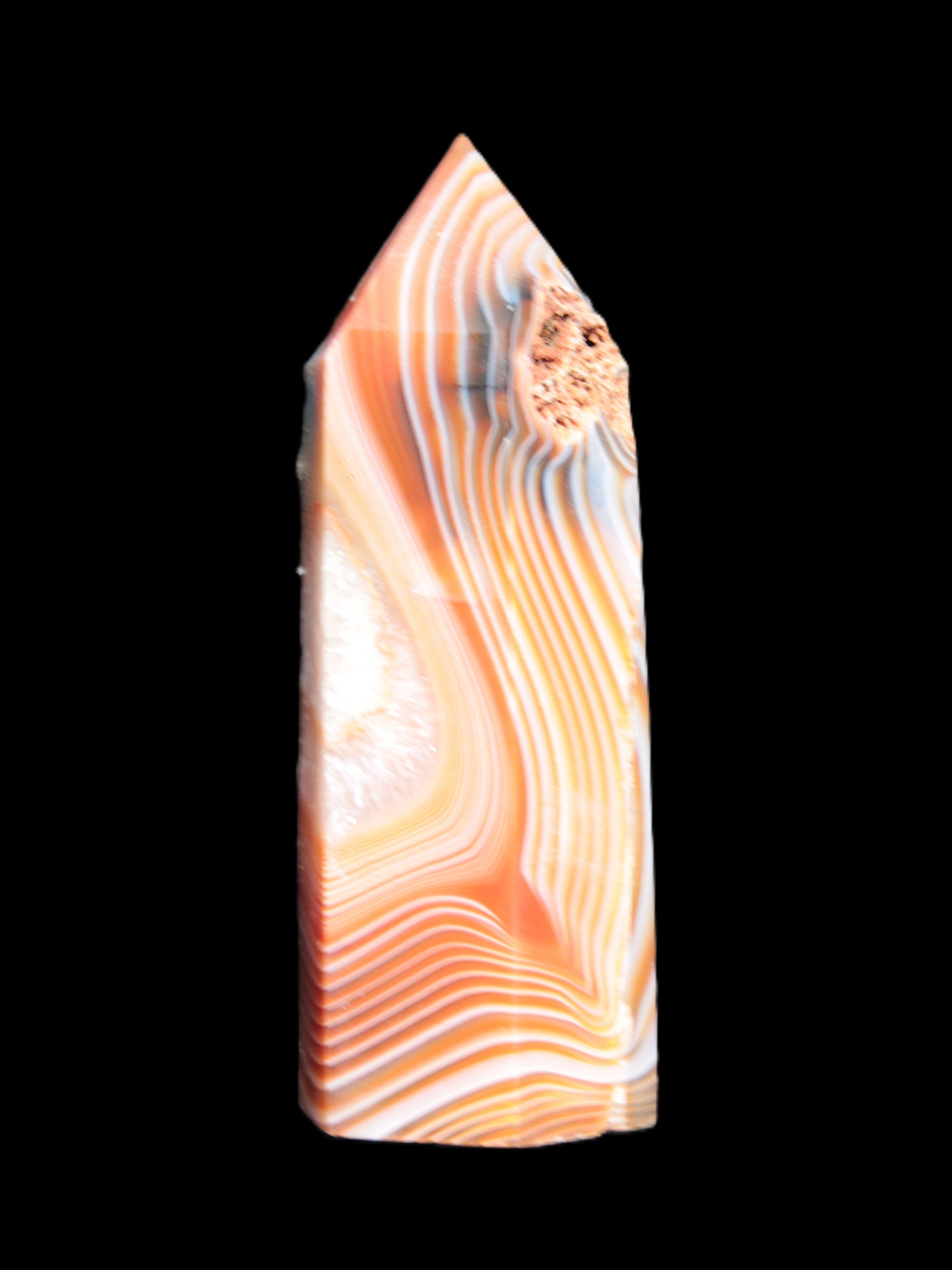 Agate geode wand 25*76mm 83g Rocks and Things Store