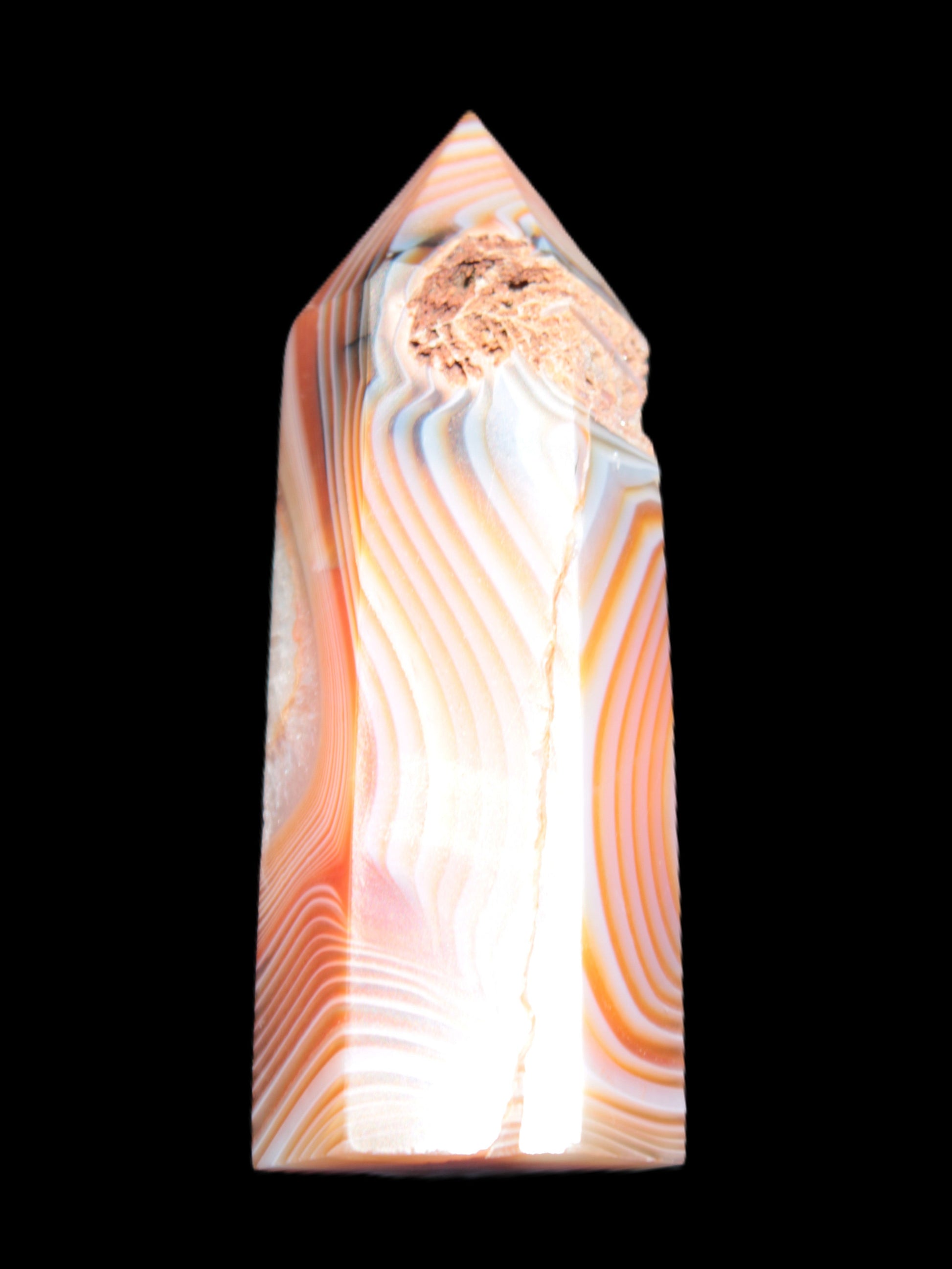 Agate geode wand 25*76mm 83g Rocks and Things Store