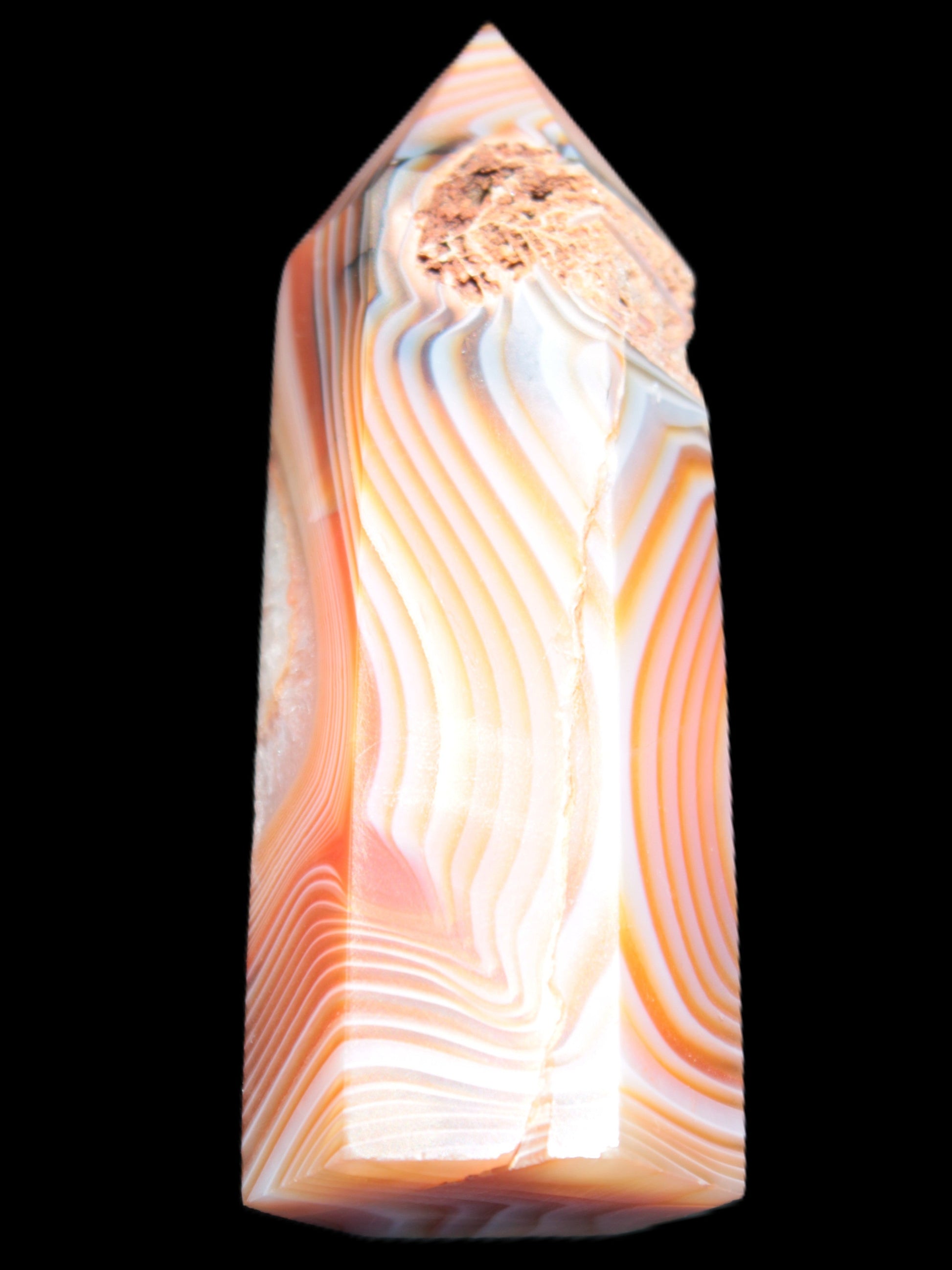 Agate geode wand 25*76mm 83g Rocks and Things Store