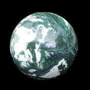 Moss Agate sphere 99mm 1322g Rocks and Things Store