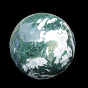 Moss Agate sphere 99mm 1322g Rocks and Things Store